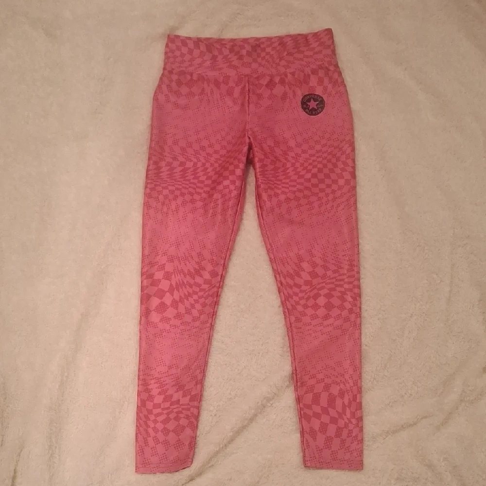 Converse Pink Geometric Leggings